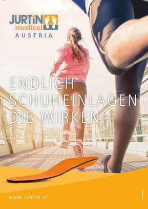 Werbeplakat von JURTIN medical Kirchdorf